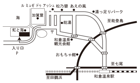 本社までの簡易地図