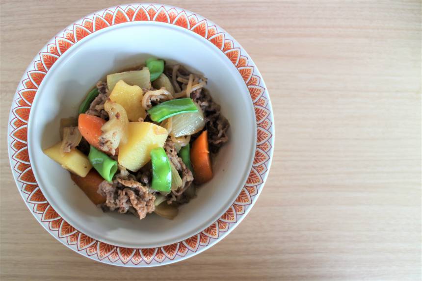 【おうちで加賀屋 #10】ご自宅でお料理を『能登牛の肉じゃが』のレシピをご紹介
