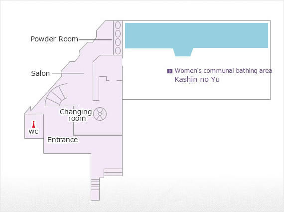 Kashin no Yu Floor Map