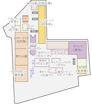 館内1階 案内図