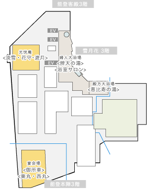 館内3階 案内図