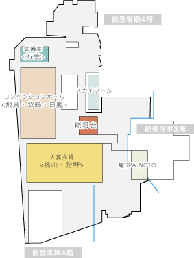 館内4階 案内図