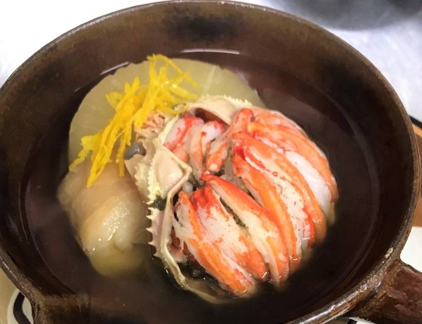 銀座店「金沢風おでん【カニ面】」