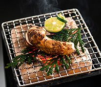 焼き松茸